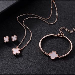 Jewelry Set Earrings Necklace Bracelet